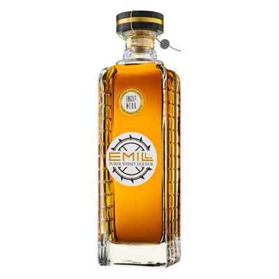 Scheibel EMILL Engelswerk -Liqueur de whisky plus pure- 40%vol.    0,7 l avec Couverture cadeau