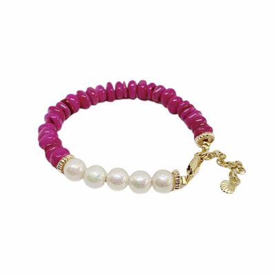 Bracelet POMME D'AMOUR - Fuchsia