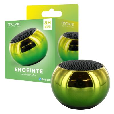 Mini Enceinte en Aluminium degradée Or - Puissance 3W