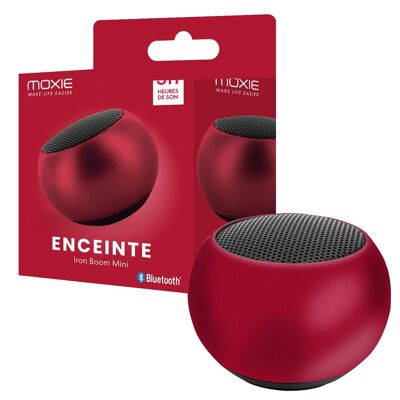 Mini altavoz de aluminio rojo - Potencia 3W