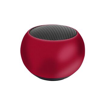 Mini Enceinte en Aluminium Rouge - Puissance 3W 2