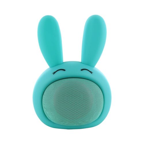 Enceinte Bluetooth Rabbit avec Oreilles Lumineuses - bleu