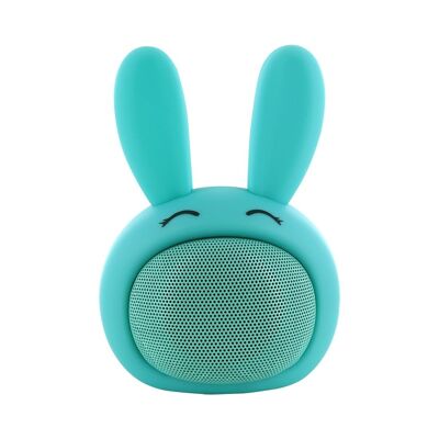 Enceinte Bluetooth Rabbit avec Oreilles Lumineuses - bleu