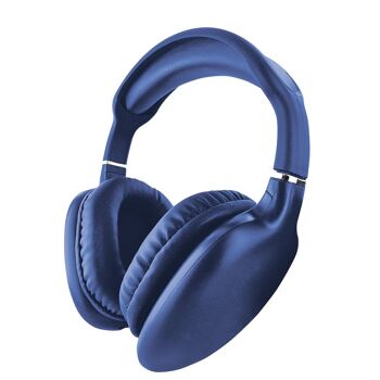Casque Stéreo Bluetooth 5.3 Bleu premium HEAD POWER BASS 2