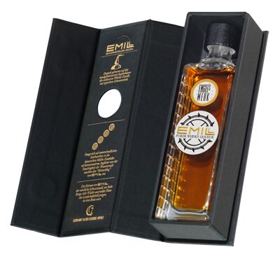 Scheibel EMILL Engelswerk -Liquore di whisky più puro- 40%vol.                                        0,05 l incluso Copertina regalo