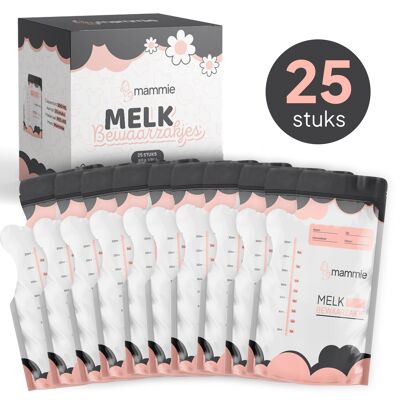 Bolsas de almacenamiento de leche materna Mammie (25 piezas)