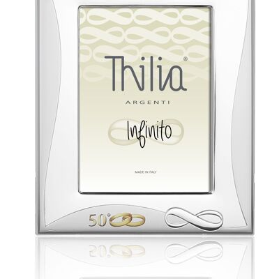 Photo Frame 13x18 cm Silver "Infinito" Line 50th Anniversary