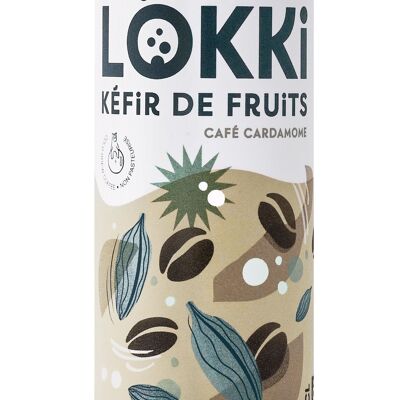 Coffee and Cardamom fruit kefir, can format
