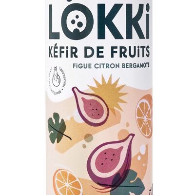 Kéfir de fruits Figue et Citron Bergamote, format canette