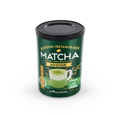 Matcha-Haferflocken-Grüntee-Pulver