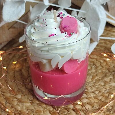 Round candle 180 gr Marshmallow