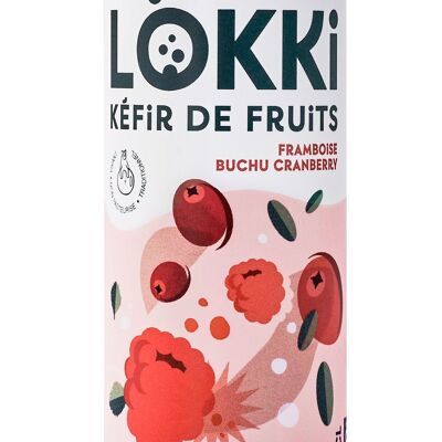 Kéfir de fruits Framboise, Cranberry et Buchu, format canette