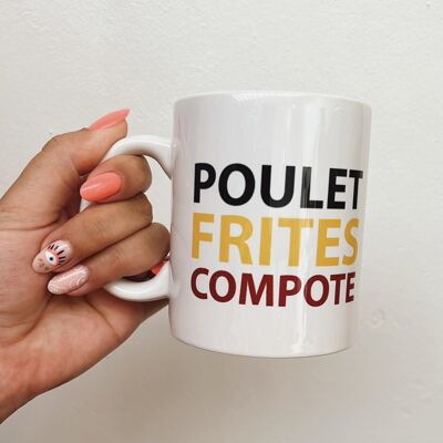 Mug Poulet frites compote