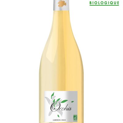 Vin Blanc BIO et VEGAN AOP LUBERON - Orchis 2023 vegan
