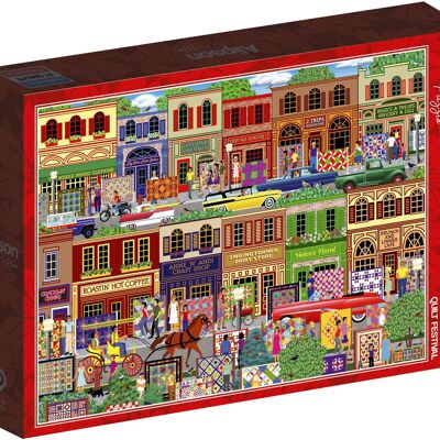ALIZE GROUP - Puzzle de 1000 piezas Edificios coloridos