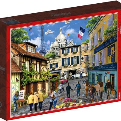 ALIZE GROUP – 1000-teiliges Puzzle Rue De Paris