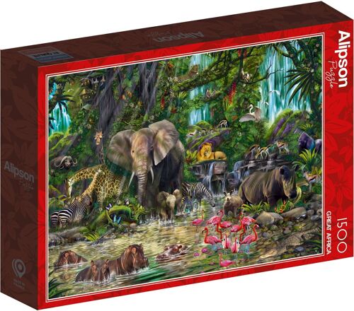 ALIZE GROUP  -Puzzle 1500 Pièces Animaux De La Savane