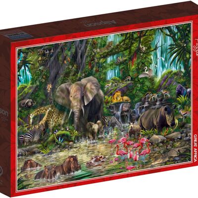 ALIZE GROUP – 1500 Teile Puzzle Tiere der Savanne