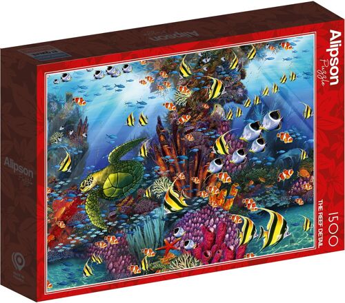 ALIZE GROUP  -Puzzle 1500 Pièces Corail Avec Poisson