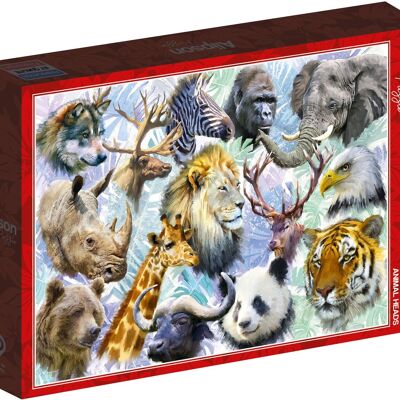 ALIZE GRUPPO - Puzzle con animali selvatici da 500 pezzi