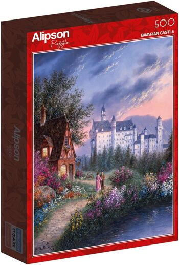 ALIZE GROUP  -Puzzle 500 Pièces Château Bavarois