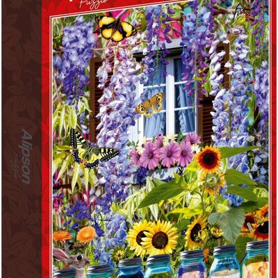 ALIZE GRUPPO - Puzzle da 500 pezzi Casa dei fiori