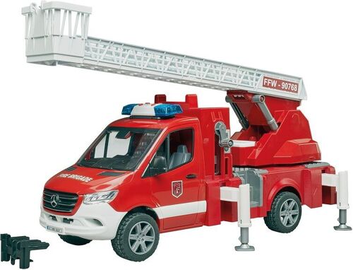 BRUDER - Camion Pompier Mercedes Et Échelle