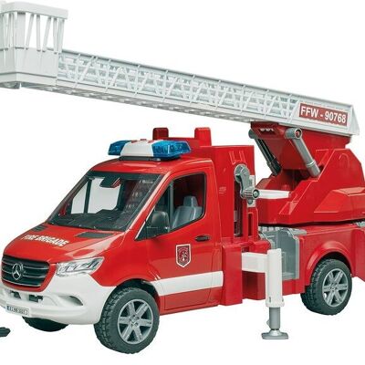 BRUDER - Mercedes Feuerwehrauto und Leiter