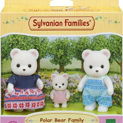 TIEMPOS DE LA INFANCIA - Familia de osos polares de Sylvanian