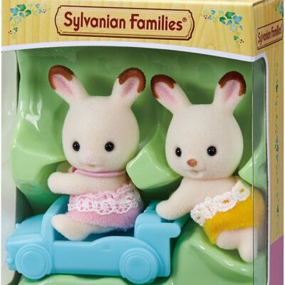 CHILDHOOD EPOCH - Twin Sylvanian Chocolate Rabbits
