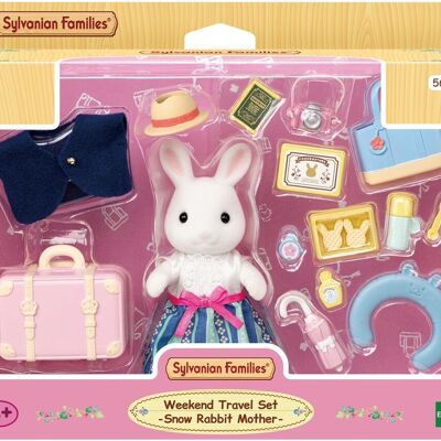 CHILDHOOD TIME - Sylvanian Rabbit And Suitcase Weekend