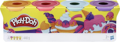 HASBRO - 4 Pots Couleurs Play-Doh