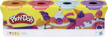 HASBRO - 4 Pots Couleurs Play-Doh 1