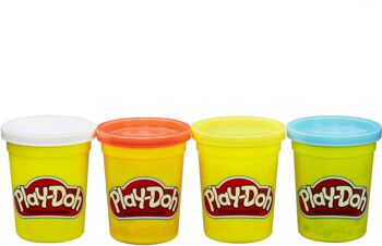 HASBRO - 4 Pots Couleurs Play-Doh 2