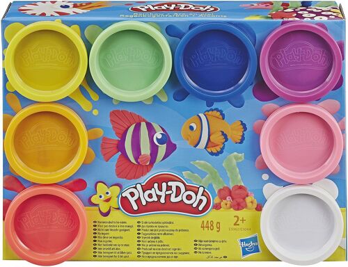HASBRO - 8 Pots Standard Play-Doh