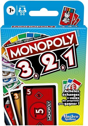 HASBRO - Jeu Cartes Monopoly 3.2.1 1