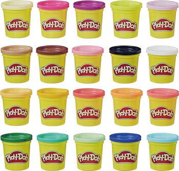 HASBRO - Pack De 20 Pots Play-Doh 2