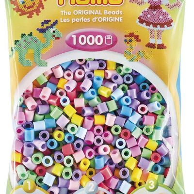 JBM - 1000 Hama Beads Mezcla Pastel