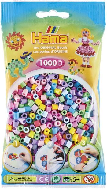 JBM - 1000 Perles Pastel Mix Hama 1