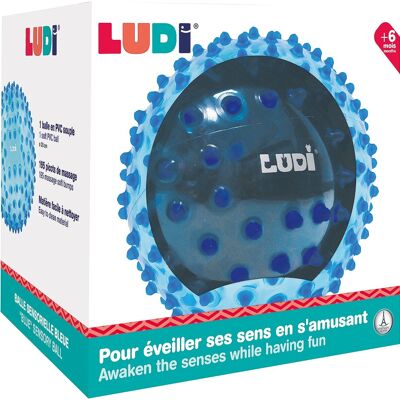 JBM - Pelota Sensorial Ludi Azul