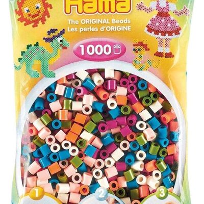 JBM – Beutel mit 1000 Hama-Perlen, 58 Farben