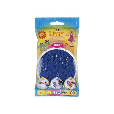 JBM - Bag of 1000 Dark Blue Hama Beads