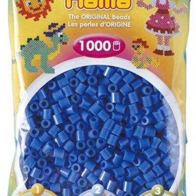 JBM – Beutel mit 1000 blauen Hama-Perlen