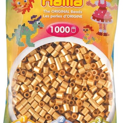 JBM - Bag of 1000 Gold Hama Beads