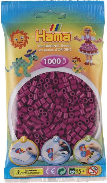 JBM - Sachet 1000 Perles Prune Hama 1