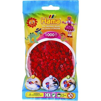 JBM – Beutel mit 1000 roten Hama-Perlen