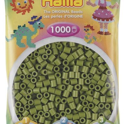 JBM - Bag of 1000 Olive Green Hama Beads