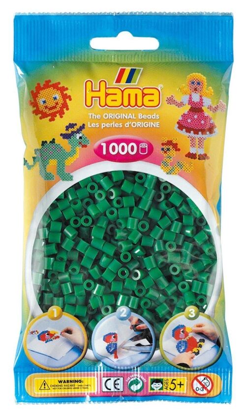 JBM - Sachet 1000 Perles Vertes Hama