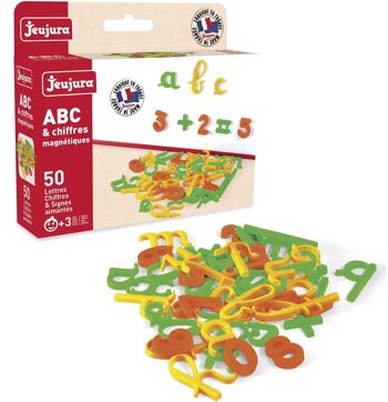 JEUJURA - Coffret 50 Lettres et Chiffres Cursives 2