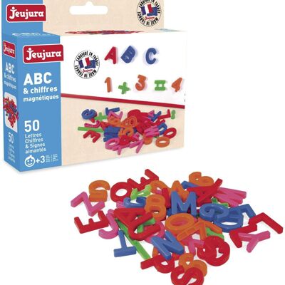 JEUJURA - Box of 50 Capital Letters and Numbers